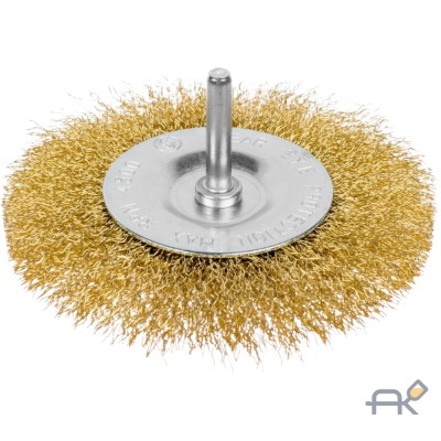 Щетка-крацовка со шпилькой для дрели 100 мм РемоКолор 45-3-001